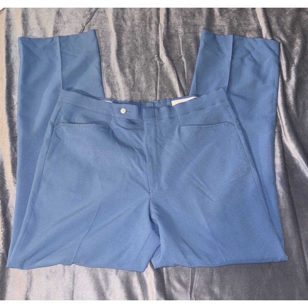Vintage Sansabelt Golf Men’s Light Blue Golf Pants Size 38